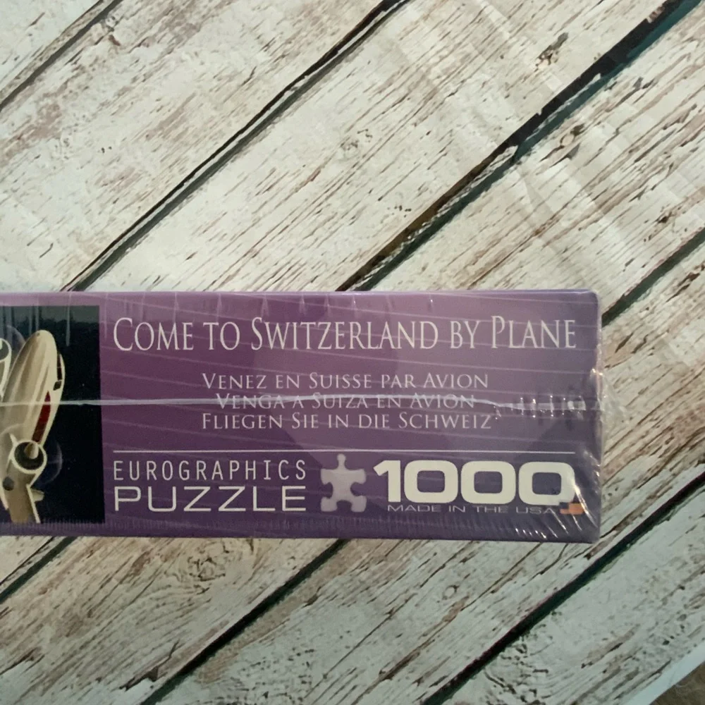 NEW Eurographics SUISSE airplane‎ Puzzle 1000pc